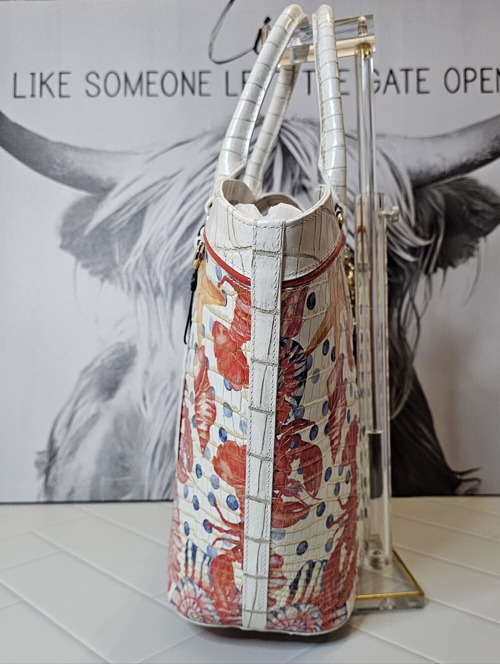 🦞 NWT Brahmin Jeanne Multi Chattaway Tote & Lobster Roll Ady Wallet Set 🦞 - Picture 8 of 10